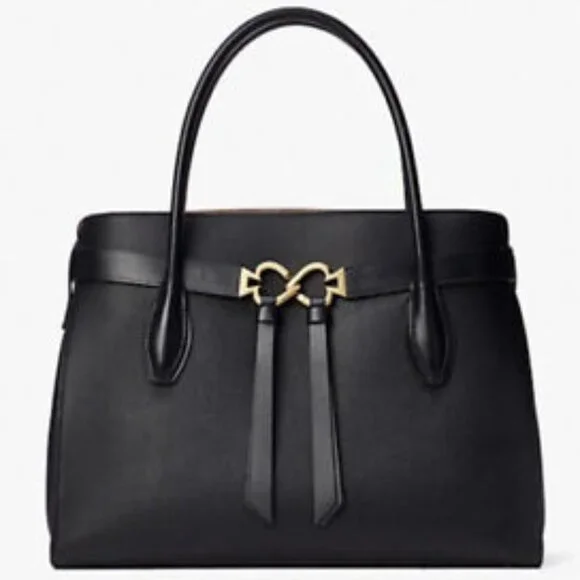 Kate Spade New York Women's Toujours Medium Satchel - Black - Picture 13 of 15